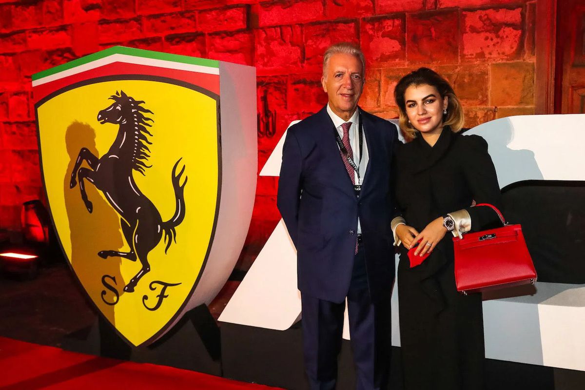 Românca Romina Gingașu se iubește cu Piero Ferrari, patronul Ferrari